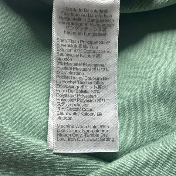 J. Crew Factory Women's High Rise Girlfriend Chino Pants Green 16 P Petite New - Picture 8 of 8